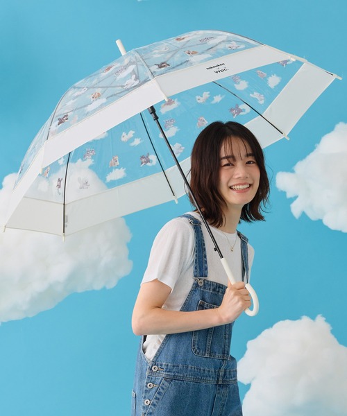 Wpc.（ダブリュピーシー）の「［ビニール傘］飛行犬× Wpc. 空飛ぶワンブレラ 雨傘 長傘（長傘・レディース・ベージュ/オフホワイト・FREE）」の19枚目の写真
