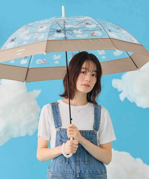 Wpc.（ダブリュピーシー）の「［ビニール傘］飛行犬× Wpc. 空飛ぶワンブレラ 雨傘 長傘（長傘・レディース・ベージュ/オフホワイト・FREE）」の21枚目の写真