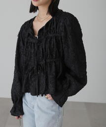 FREE'S MART | ◆フラワー刺繍リボンカーディガン(カーディガン/ボレロ)