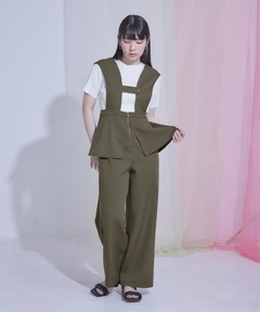 サロペット・オーバーオール・オールインワン Ameri LADY LIKE PUFF SHORT ROMPERS LADY LIKE PUFF SHORT ROMPERS（サロペット/オーバーオール