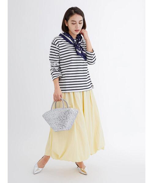 Te chichi(テチチ)の「ワンポイント刺繍ボーダーカットソー(Tシャツ/カットソー・レディース・ピンク/ブルー/ブラック・F)」の5枚目の写真