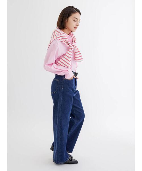 Te chichi(テチチ)の「ワンポイント刺繍ボーダーカットソー(Tシャツ/カットソー・レディース・ピンク/ブルー/ブラック・F)」の12枚目の写真