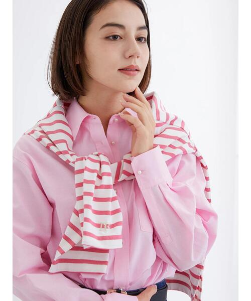 Te chichi(テチチ)の「ワンポイント刺繍ボーダーカットソー(Tシャツ/カットソー・レディース・ピンク/ブルー/ブラック・F)」の14枚目の写真