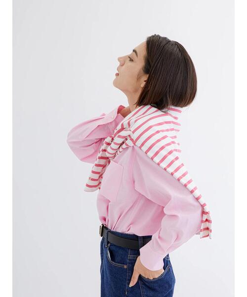 Te chichi(テチチ)の「ワンポイント刺繍ボーダーカットソー(Tシャツ/カットソー・レディース・ピンク/ブルー/ブラック・F)」の18枚目の写真