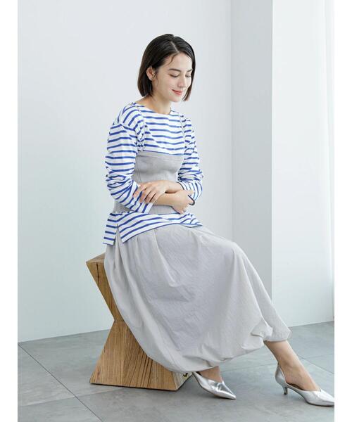 Te chichi(テチチ)の「ワンポイント刺繍ボーダーカットソー(Tシャツ/カットソー・レディース・ピンク/ブルー/ブラック・F)」の20枚目の写真