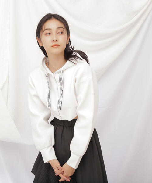 【新品】JILL by JILL STUART パーカー ロゴテープ付パーカー | JILL by JILL STUART（ジル バイ ジル