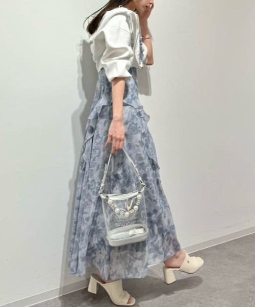 JILL by JILL STUART（ジルバイジルスチュアート）の「◇ロゴジャガードテープパーカー（パーカー・レディース・ブラック/ホワイト/ピンク/レッド・FREE）」の8枚目の写真