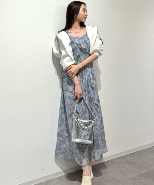 JILL by JILL STUART（ジルバイジルスチュアート）の「◇ロゴジャガードテープパーカー（パーカー・レディース・ブラック/ホワイト/ピンク/レッド・FREE）」の6枚目の写真