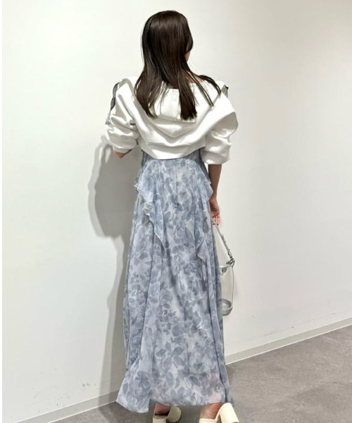 JILL by JILL STUART（ジルバイジルスチュアート）の「◇ロゴジャガードテープパーカー（パーカー・レディース・ブラック/ホワイト/ピンク/レッド・FREE）」の9枚目の写真