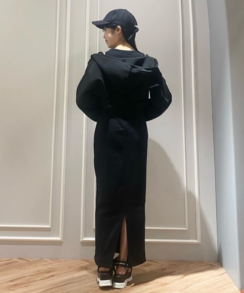 JILL by JILL STUART（ジルバイジルスチュアート）の「◇ロゴジャガードテープパーカー（パーカー・レディース・ブラック/ホワイト/ピンク/レッド・FREE）」の12枚目の写真