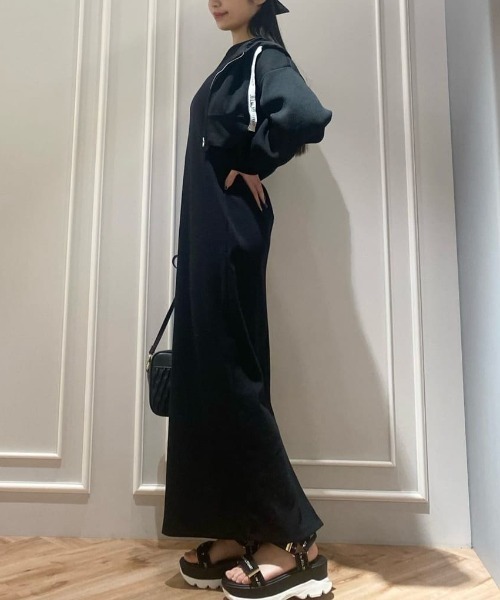 JILL by JILL STUART（ジルバイジルスチュアート）の「◇ロゴジャガードテープパーカー（パーカー・レディース・ブラック/ホワイト/ピンク/レッド・FREE）」の11枚目の写真