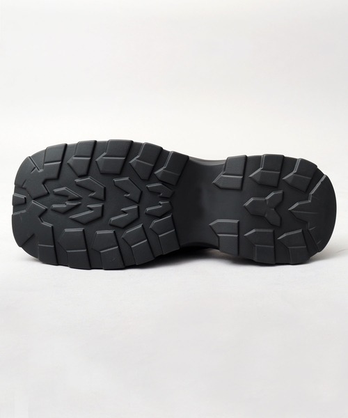 glabella（グラベラ）の「厚底 フロントジップ パデッド ストラップサンダル（サンダル・メンズ・ブラック・S/M/L）」の12枚目の写真