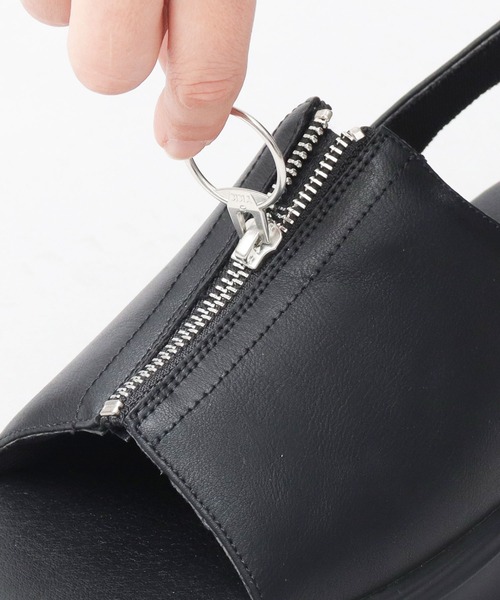 glabella（グラベラ）の「厚底 フロントジップ パデッド ストラップサンダル（サンダル・メンズ・ブラック・S/M/L）」の18枚目の写真