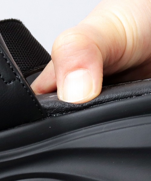 glabella（グラベラ）の「厚底 フロントジップ パデッド ストラップサンダル（サンダル・メンズ・ブラック・S/M/L）」の14枚目の写真