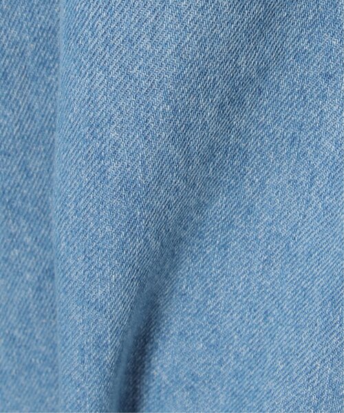 NO NEED(ノーニード)の「袖刺繍 オーバーフィットデニムシャツ(シャツ/ブラウス・メンズ・グレー/ブラック/スカイブルー・M/L)」の4枚目の写真