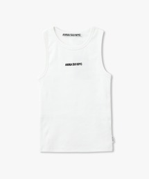 ANNA SUI NYC ロゴリブタンクトップ
