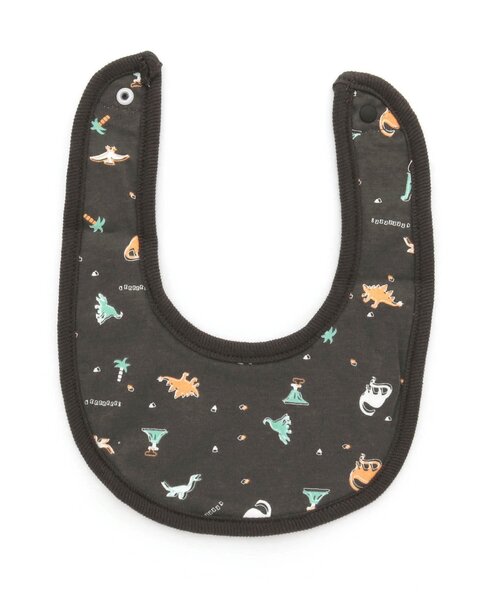 BREEZE（ブリーズ）の「総柄リバーシブルスタイ　マイファーストブリーズ（スタイ/よだれかけ・キッズ・アイボリー/ブルー/グレー/レモンイエロー/オフホワイト/ターコイズブルー/ブラウン/グリーン/ピンク/レインボー/チャコール/チェック/ミント/オレンジ/イエロー・80）」の5枚目の写真