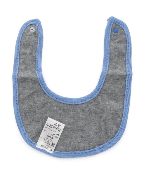 BREEZE（ブリーズ）の「総柄リバーシブルスタイ　マイファーストブリーズ（スタイ/よだれかけ・キッズ・アイボリー/ブルー/グレー/レモンイエロー/オフホワイト/ターコイズブルー/ブラウン/グリーン/ピンク/レインボー/チャコール/チェック/ミント/オレンジ/イエロー・80）」の19枚目の写真