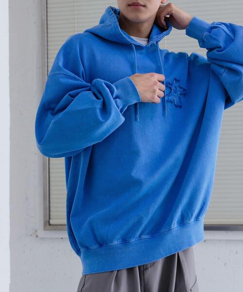 SENSE OF PLACE by URBAN RESEARCH（センスオブプレイスバイアーバンリサーチ）の「ポップアートフラワーフェードパーカ（スウェット・メンズ・ピンク/ブルー/ブラック・LARGE/MEDIUM）」の20枚目の写真