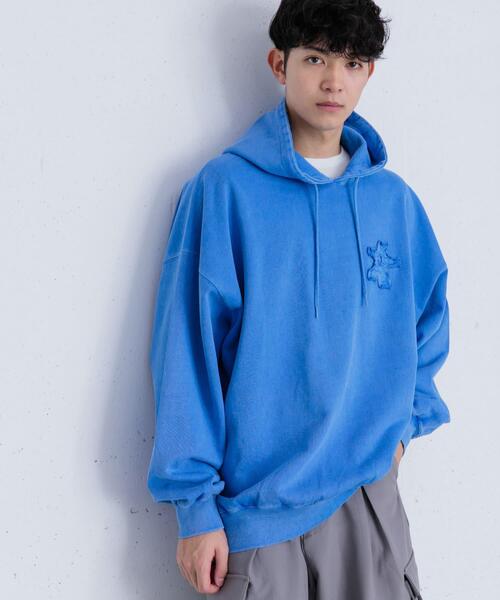 SENSE OF PLACE by URBAN RESEARCH（センスオブプレイスバイアーバンリサーチ）の「ポップアートフラワーフェードパーカ（スウェット・メンズ・ピンク/ブルー/ブラック・LARGE/MEDIUM）」の22枚目の写真