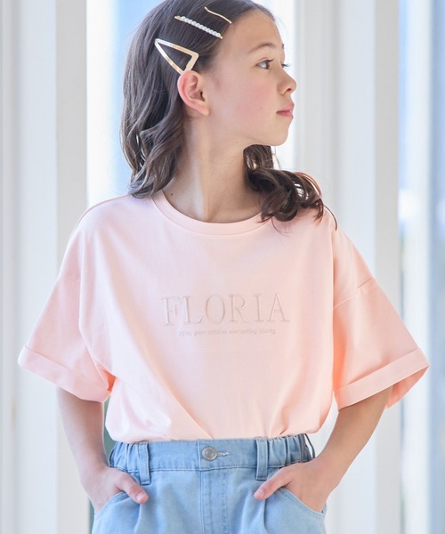 GLOBAL WORK（グローバルワーク）の「ヘビロッTEEワイドモチーフ/976074（Tシャツ/カットソー・キッズ・ホワイト系2/サックスブルー/ホワイト系1/チャコール/ピンク/ホワイト系3/ホワイト系5・140cm/130cm/120cm/170cm/160cm/150cm）」の7枚目の写真