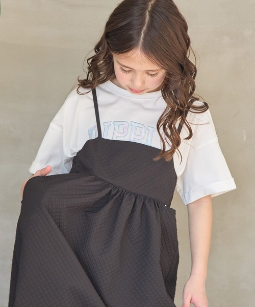 GLOBAL WORK（グローバルワーク）の「ヘビロッTEEワイドモチーフ/976074（Tシャツ/カットソー・キッズ・ホワイト系2/サックスブルー/ホワイト系1/チャコール/ピンク/ホワイト系3/ホワイト系5・140cm/130cm/120cm/170cm/160cm/150cm）」の9枚目の写真