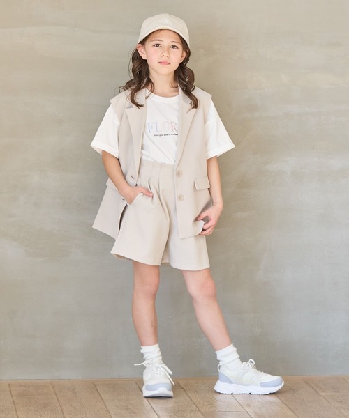 GLOBAL WORK（グローバルワーク）の「ヘビロッTEEワイドモチーフ/976074（Tシャツ/カットソー・キッズ・ホワイト系2/サックスブルー/ホワイト系1/チャコール/ピンク/ホワイト系3/ホワイト系5・140cm/130cm/120cm/170cm/160cm/150cm）」の17枚目の写真