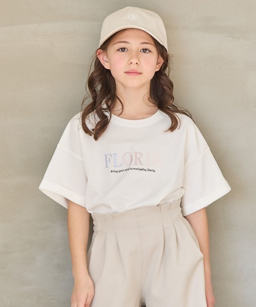 GLOBAL WORK（グローバルワーク）の「ヘビロッTEEワイドモチーフ/976074（Tシャツ/カットソー・キッズ・ホワイト系2/サックスブルー/ホワイト系1/チャコール/ピンク/ホワイト系3/ホワイト系5・140cm/130cm/120cm/170cm/160cm/150cm）」の22枚目の写真