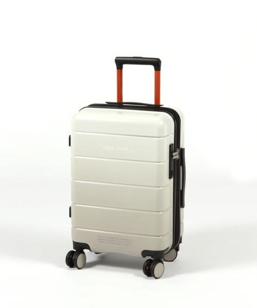 niko and...（ニコアンド）の「オリジナルニコロゴキャリーケースS/容量30-35L（トラベルグッズ・レディース・ブラック/オフホワイト/ライトイエロー・0）」の16枚目の写真