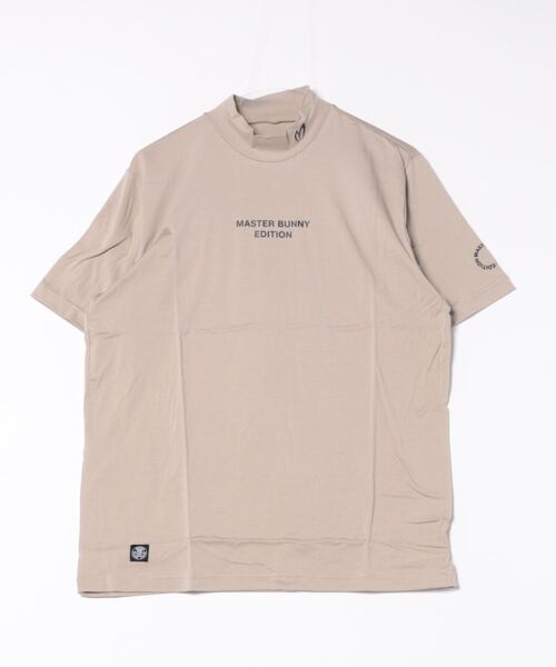 ベア天シルケットグレース加工 半袖ハイネックカットソー