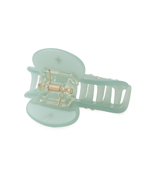 ROPE' PICNIC（ロペピクニック）の「プチビジューフラワーヘアバンス（バレッタ/ヘアクリップ・レディース・キナリ/ライトグリーン/ブラック/ダークラベンダー・FREE）」の10枚目の写真