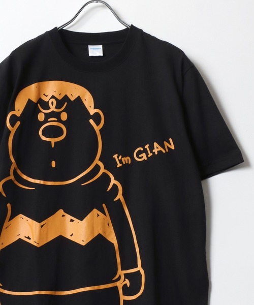 MARUKAWA（マルカワ）の「I’m Doraemon/ドラえもん ジャイアン ひみつの道具 キャラクタープリント半袖Tシャツ レディース メンズ（Tシャツ/カットソー・レディース・イエロー/ブラック系その他3/ブラック/サックスブルー/ブラック系その他2/イエロー系その他/アッシュグレー/オリーブ・M/L/LL）」の4枚目の写真