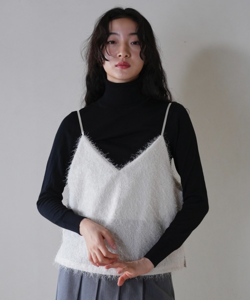 tシャツ 「ZOZO限定」シャギー ビスチェ キャミソール レディース セール】【ZOZO限定】シャギー ビスチェ キャミソール（Tシャツ