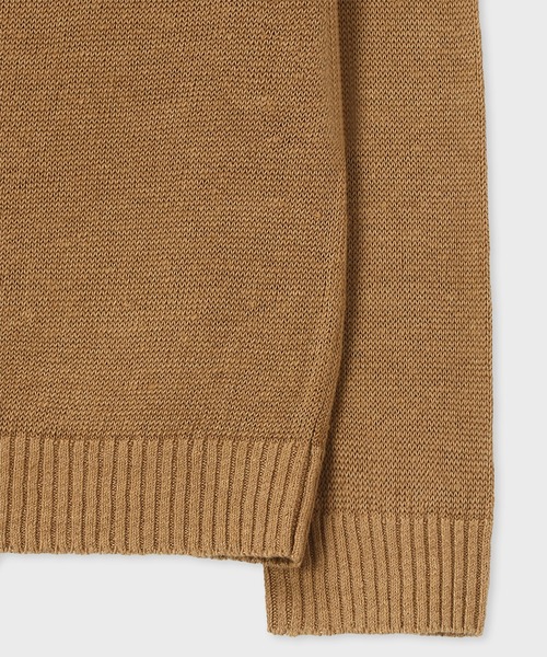 Paul Smith COLLECTION（ポールスミスコレクション）の「バンドカラーリネンカーディガン ニット / 144271 K2408（ニット/セーター・メンズ・カーキ/チョコ・MEDIUM/LARGE）」の8枚目の写真