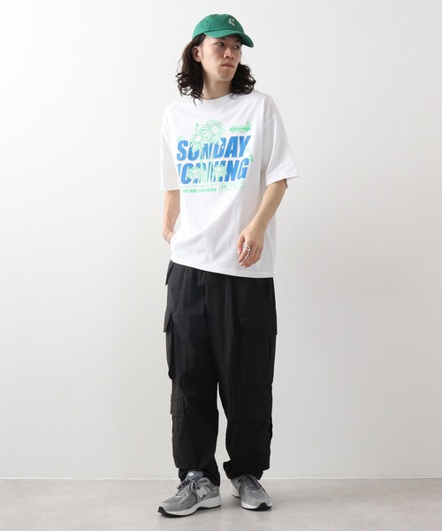 RGY(アールジーワイ)の「RGY SUNDAY MORNING ビッグシルエットTシャツ(Tシャツ/カットソー・メンズ・ホワイト/ネイビー/ブラック・M/L)」の11枚目の写真