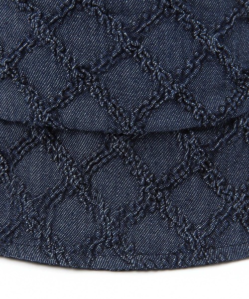 LAKOLE（ラコレ）の「格子柄デニムバケットハット / 110452（ハット・レディース・ブルー/ブラック・FREE）」の10枚目の写真