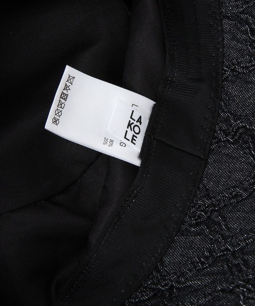 LAKOLE（ラコレ）の「格子柄デニムバケットハット / 110452（ハット・レディース・ブルー/ブラック・FREE）」の12枚目の写真