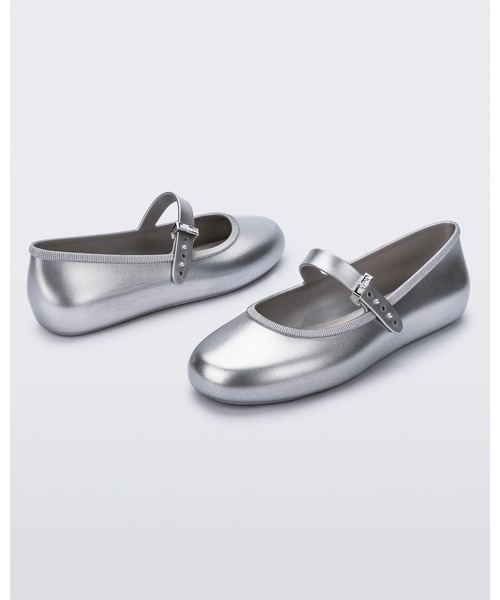 melissa（メリッサ）の「MELISSA SOFT BALLERINA AD（バレエシューズ・レディース・ブラック/ベージュ/グリーン/ピンク/シルバー/ライトピンク/クリアブラウン・35-36/37/38/39/40/41-42）」の7枚目の写真