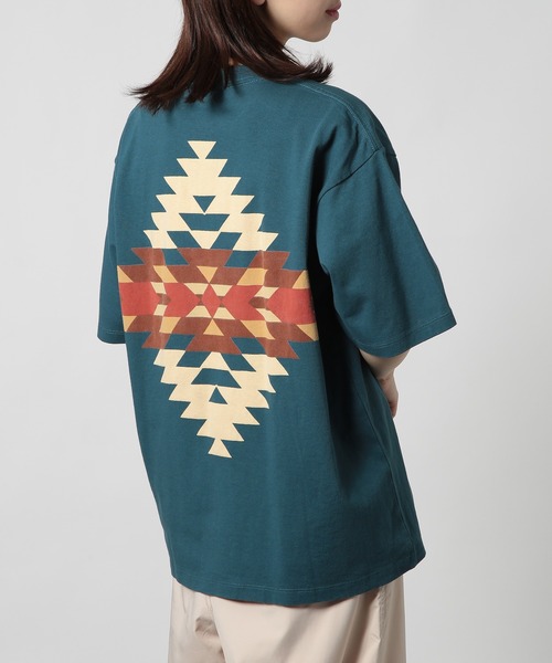 PENDLETON（ペンドルトン）の「【PENDLETON】Back Print S/S Tee (Unisex)（Tシャツ/カットソー・メンズ・ブラック/オフホワイト/ブルー/イエロー/ライトグレー/アッシュグレー/ミント/ライトピンク・S/M/L/XL）」の6枚目の写真