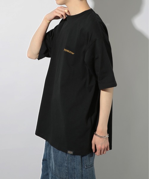 PENDLETON（ペンドルトン）の「【PENDLETON】Back Print S/S Tee (Unisex)（Tシャツ/カットソー・メンズ・ブラック/オフホワイト/ブルー/イエロー/ライトグレー/アッシュグレー/ミント/ライトピンク・S/M/L/XL）」の22枚目の写真