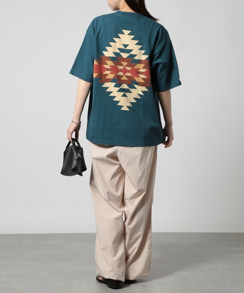 PENDLETON（ペンドルトン）の「【PENDLETON】Back Print S/S Tee (Unisex)（Tシャツ/カットソー・メンズ・ブラック/オフホワイト/ブルー/イエロー/ライトグレー/アッシュグレー/ミント/ライトピンク・S/M/L/XL）」の18枚目の写真