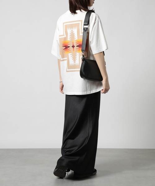 PENDLETON（ペンドルトン）の「【PENDLETON】Back Print S/S Tee (Unisex)（Tシャツ/カットソー・メンズ・ブラック/オフホワイト/ブルー/イエロー/ライトグレー/アッシュグレー/ミント/ライトピンク・S/M/L/XL）」の14枚目の写真