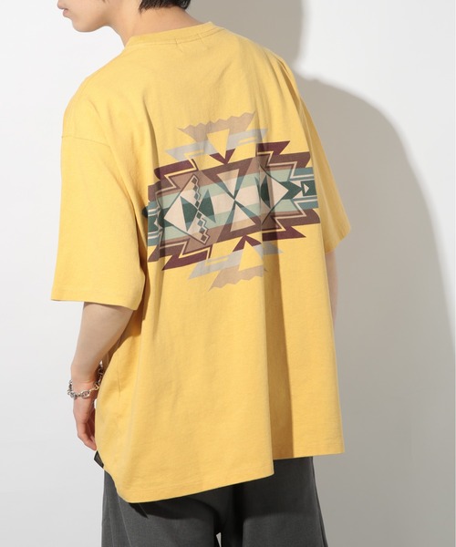 PENDLETON（ペンドルトン）の「【PENDLETON】Back Print S/S Tee (Unisex)（Tシャツ/カットソー・メンズ・ブラック/オフホワイト/ブルー/イエロー/ライトグレー/アッシュグレー/ミント/ライトピンク・S/M/L/XL）」の20枚目の写真