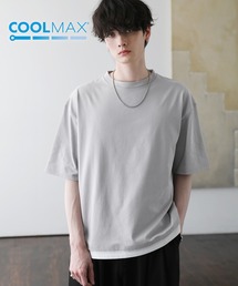 COOLMAX(R)ヘビーウェイトフェイクレイヤードTシャツ