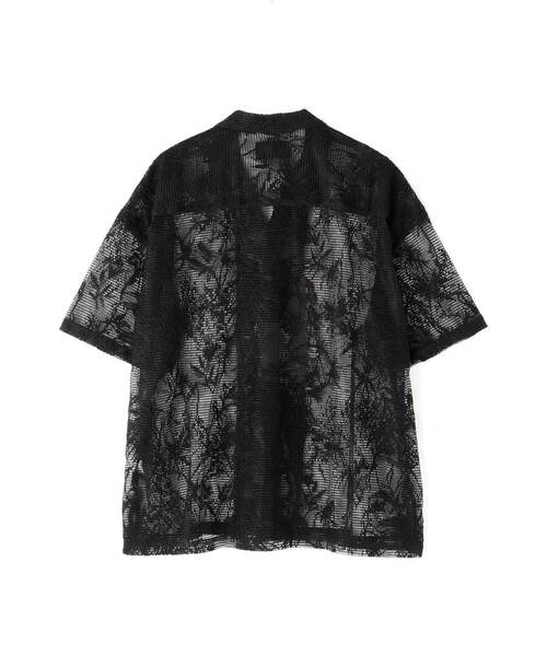 DANKE SCHON（ダンケシェーン）の「DankeSchon/ダンケシェーン/CRAFTLACE S/S SHIRTS（シャツ/ブラウス・レディース・モスグリーン/ベージュ/ブラック・F）」の6枚目の写真
