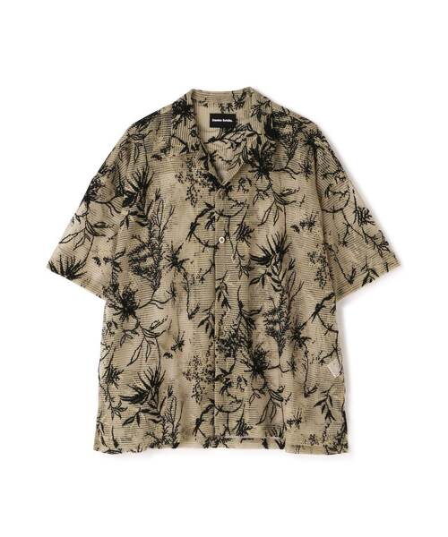 DANKE SCHON（ダンケシェーン）の「DankeSchon/ダンケシェーン/CRAFTLACE S/S SHIRTS（シャツ/ブラウス・レディース・モスグリーン/ベージュ/ブラック・F）」の8枚目の写真