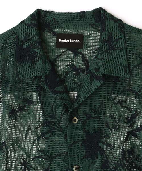 DANKE SCHON（ダンケシェーン）の「DankeSchon/ダンケシェーン/CRAFTLACE S/S SHIRTS（シャツ/ブラウス・レディース・モスグリーン/ベージュ/ブラック・F）」の15枚目の写真