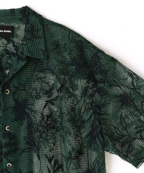 DANKE SCHON（ダンケシェーン）の「DankeSchon/ダンケシェーン/CRAFTLACE S/S SHIRTS（シャツ/ブラウス・レディース・モスグリーン/ベージュ/ブラック・F）」の19枚目の写真