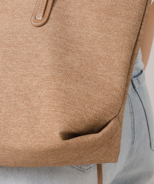 Bab(バブ)の「ベルトデザイントートBAG(トートバッグ・レディース・ベージュ/ブルー・ONESIZE)」の14枚目の写真