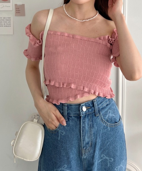 Noble - 【新品・未使用】NOBLE  クロスオフショルダートップス NOBLE｜ノーブルのトップス（レディース）の公式通販｜BAYCREW'S